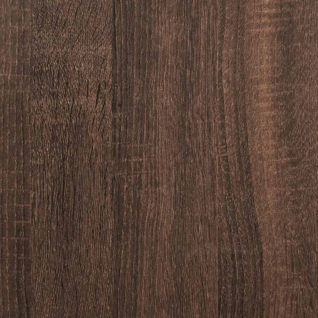 Küchenhängeschrank mit Regal Braun Eichen-Optik 60 x 31 x 40 cm
